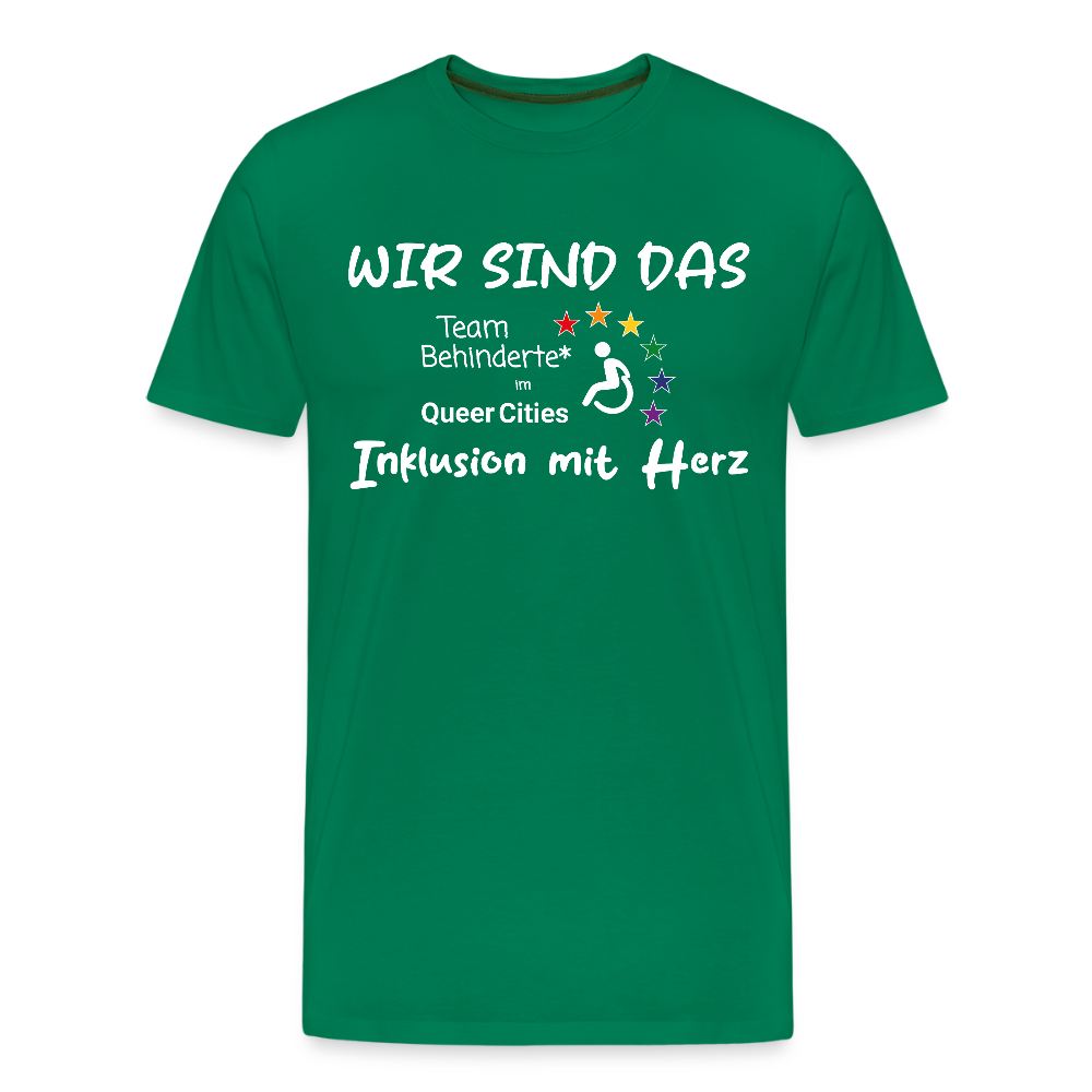 Team Behinderte – Inklusion mit Herz | Solidaritäts-Shirt - Kelly Green
