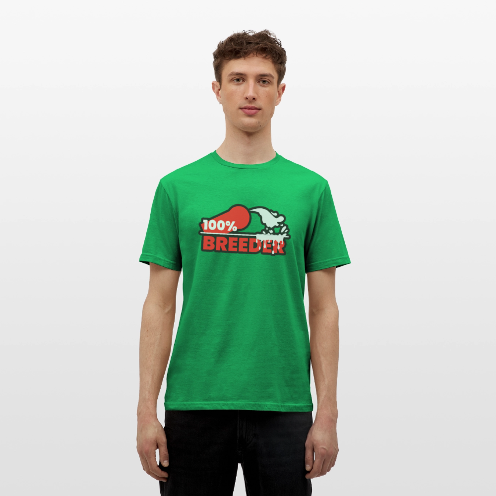 100% BREEDER | Kink Fetish Pride T-Shirt - Kelly Green