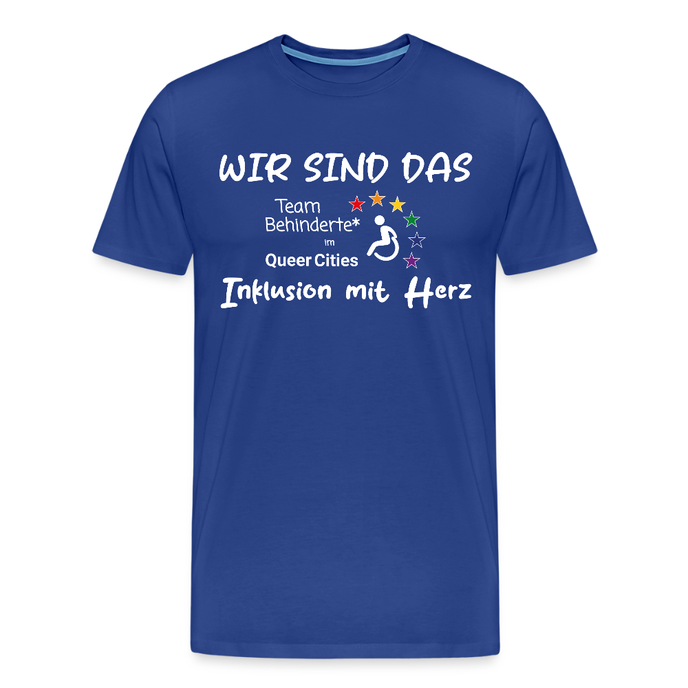 Team Behinderte – Inklusion mit Herz | Solidaritäts-Shirt - Königsblau