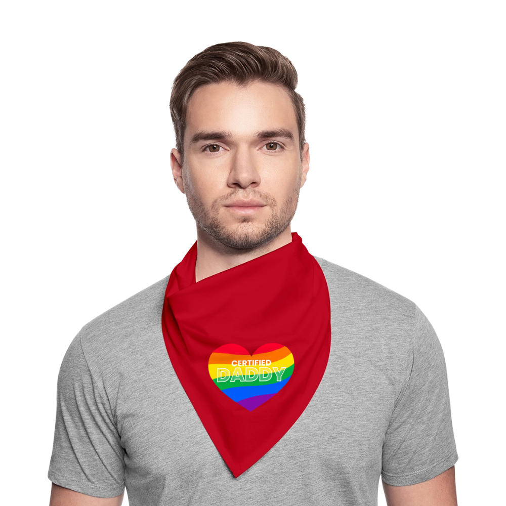 CERTIFIED DADDY | Kink Fetish Pride Bandana - Rot