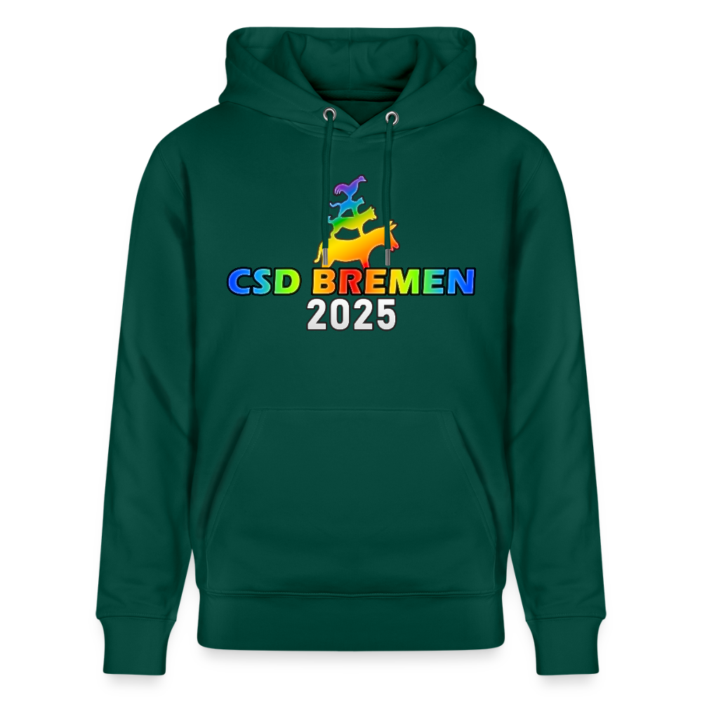 CSD Bremen 2025 Pride Unisex Bio-Hoodie - Forest