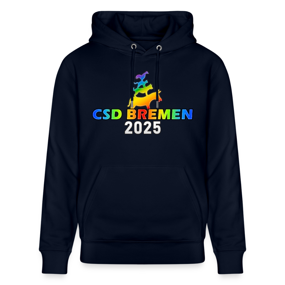 CSD Bremen 2025 Pride Unisex Bio-Hoodie - Navy