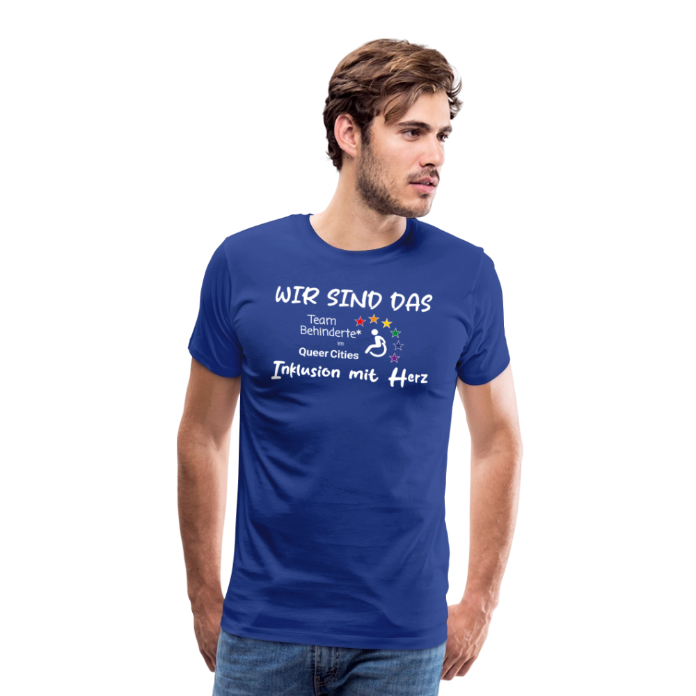 Team Behinderte – Inklusion mit Herz | Solidaritäts-Shirt - Königsblau