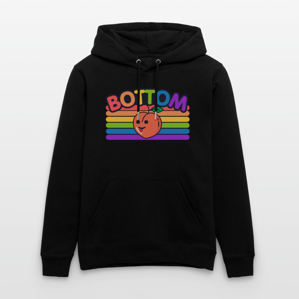 Bottom Gay | Pride Bio-Hoodie Unisex - Schwarz