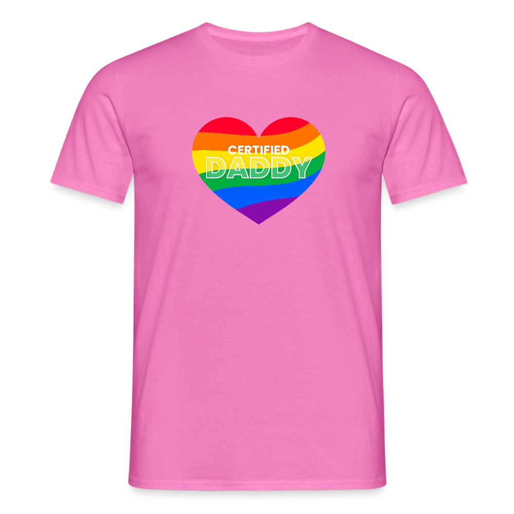 CERTIFIED DADDY | Kink Fetish Pride T-Shirt - Pink