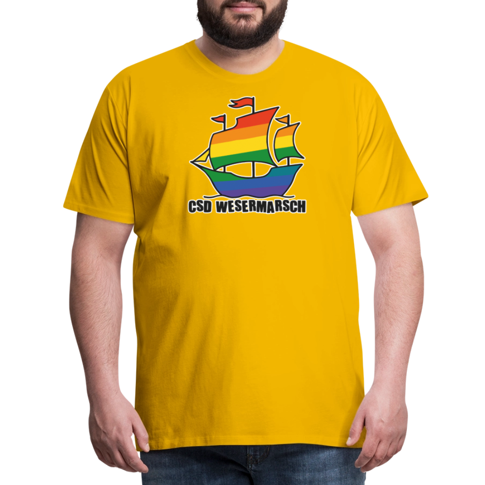 CSD Wesermarsch Premium T-Shirt - Sonnengelb