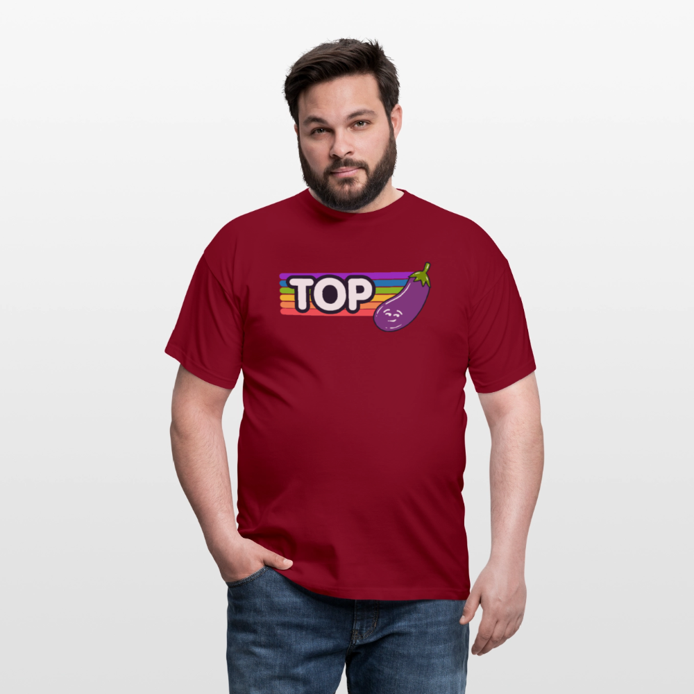 Top Gay | Pride T-Shirt - Ziegelrot