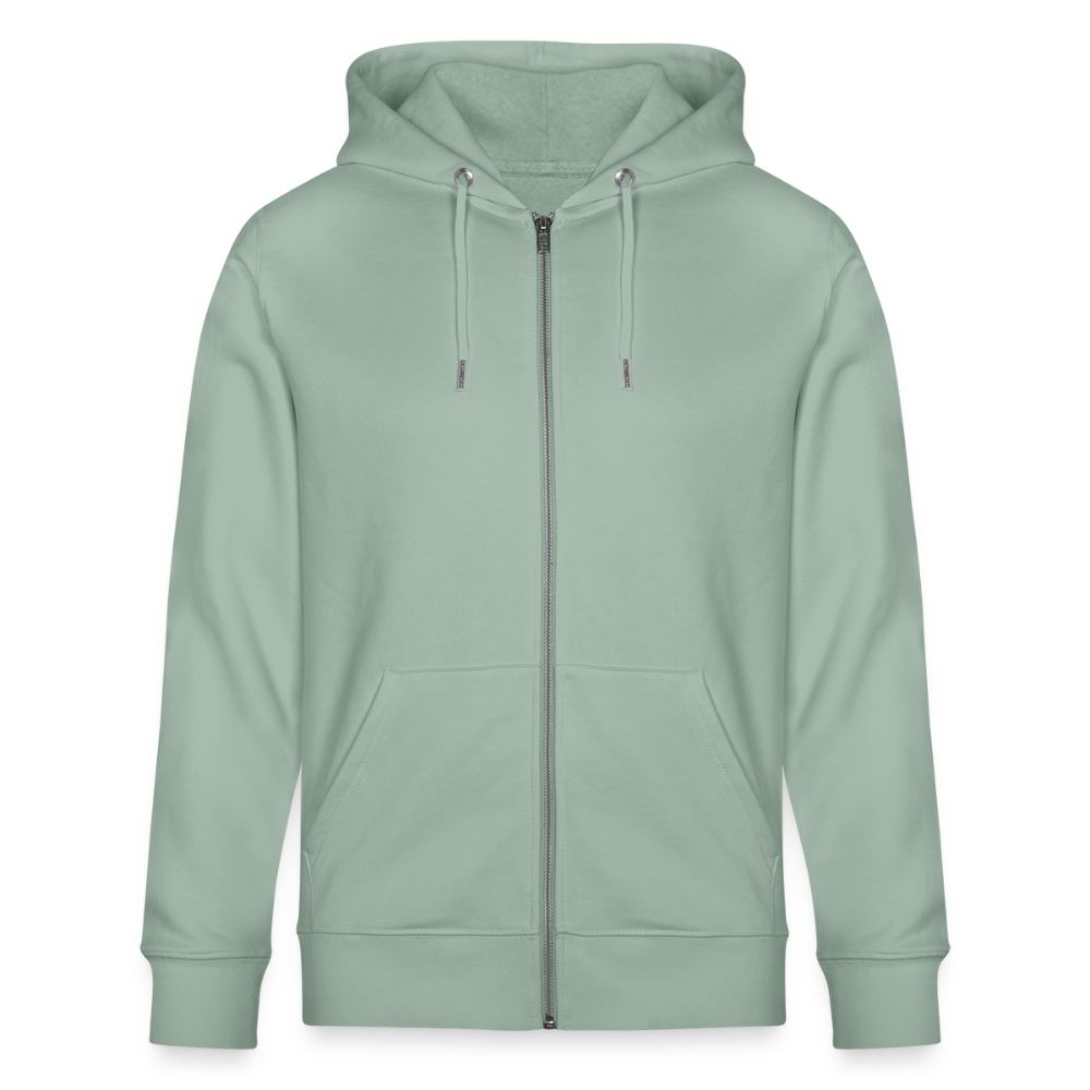 Gay & Proud | Pride Bio-Kapuzenjacke Unisex - Helles Graugrün