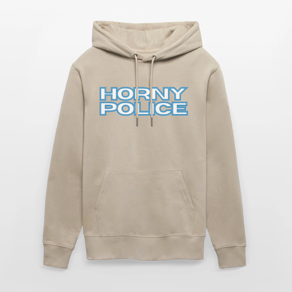 HORNY POLICE | Kink Fetish Pride Bio-Hoodie Unisex - Beige