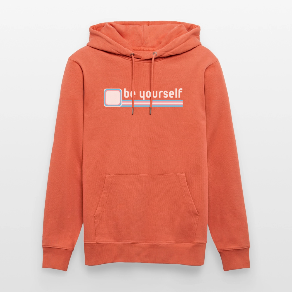 "be yourself" | Trans Pride Bio-Hoodie Unisex - Hellrot