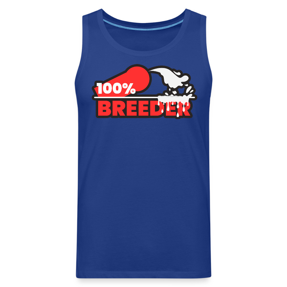 100% BREEDER | Kink Fetish Pride Premium Tank Top - Königsblau