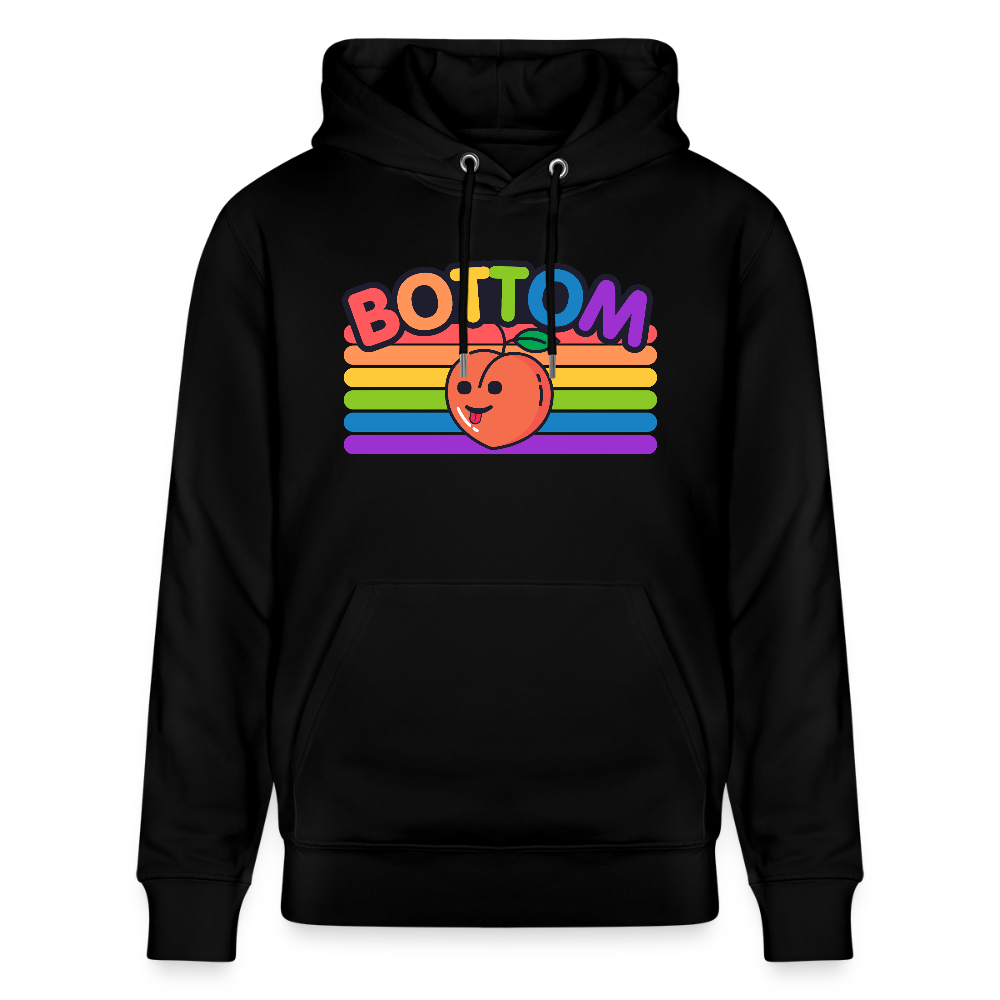 Bottom Gay | Pride Bio-Hoodie Unisex - Schwarz