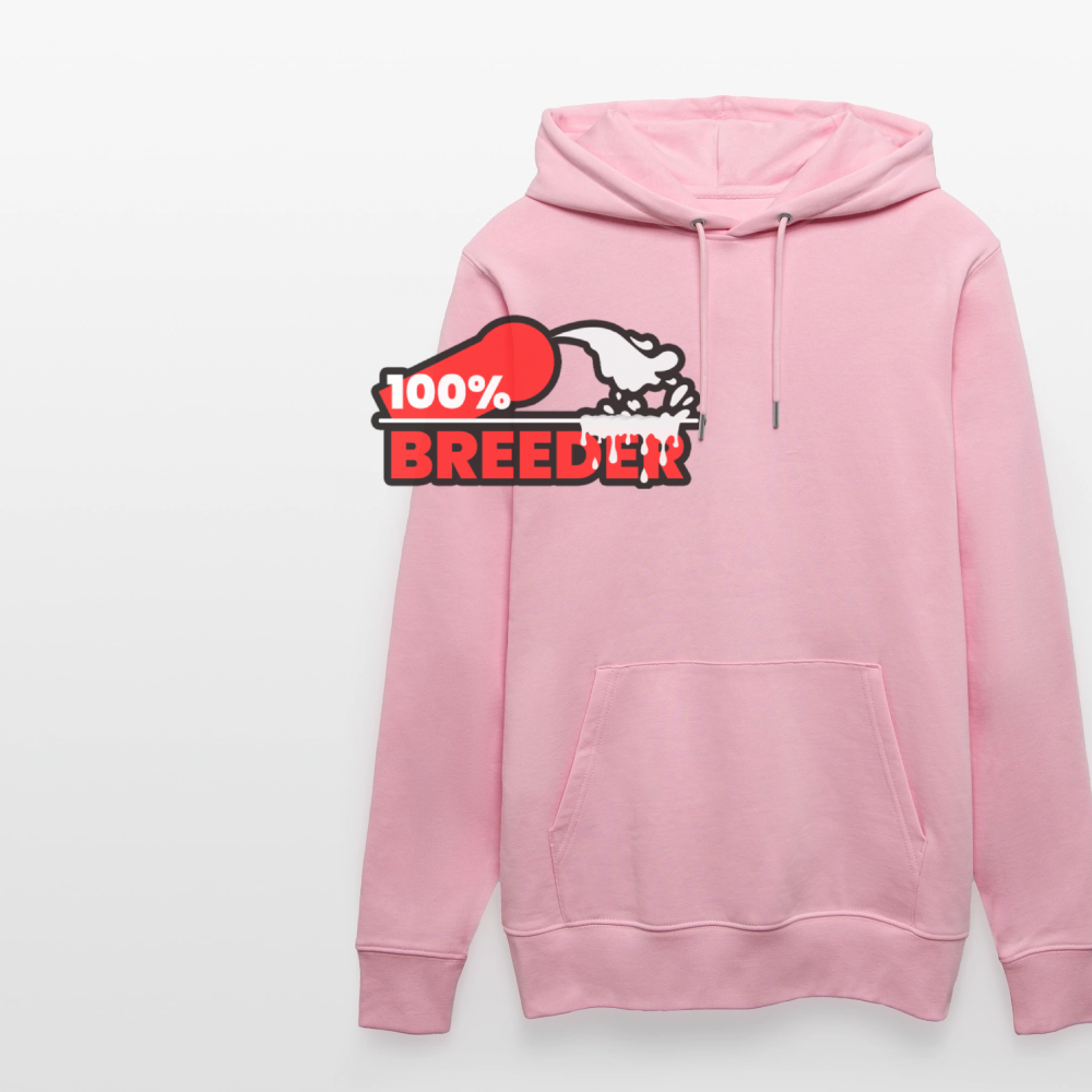 100% BREEDER | Kink Fetish Pride Bio-Hoodie Unisex - Hellrosa