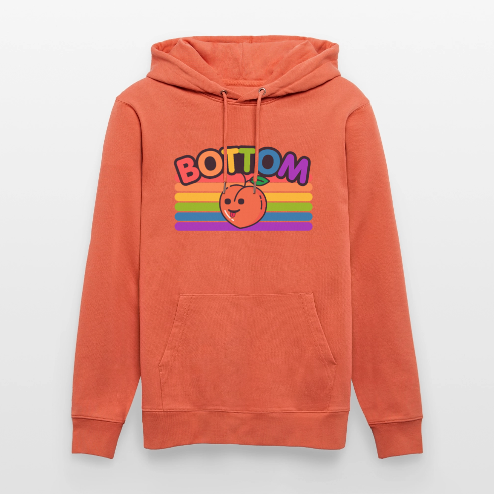 Bottom Gay | Pride Bio-Hoodie Unisex - Hellrot