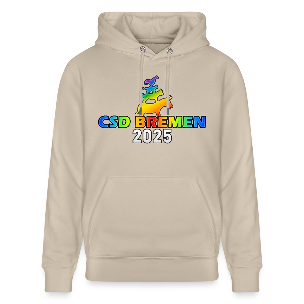 CSD Bremen 2025 Pride Unisex Bio-Hoodie - Beige