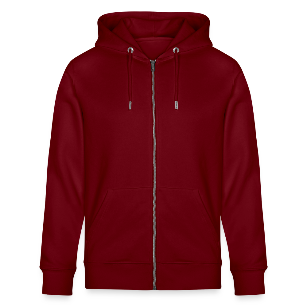 Gay & Proud | Pride Bio-Kapuzenjacke Unisex - Burgunderrot