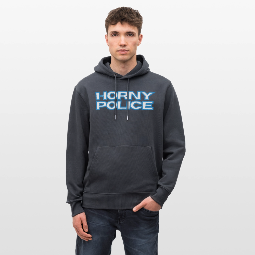 HORNY POLICE | Kink Fetish Pride Bio-Hoodie Unisex - Indigoblau