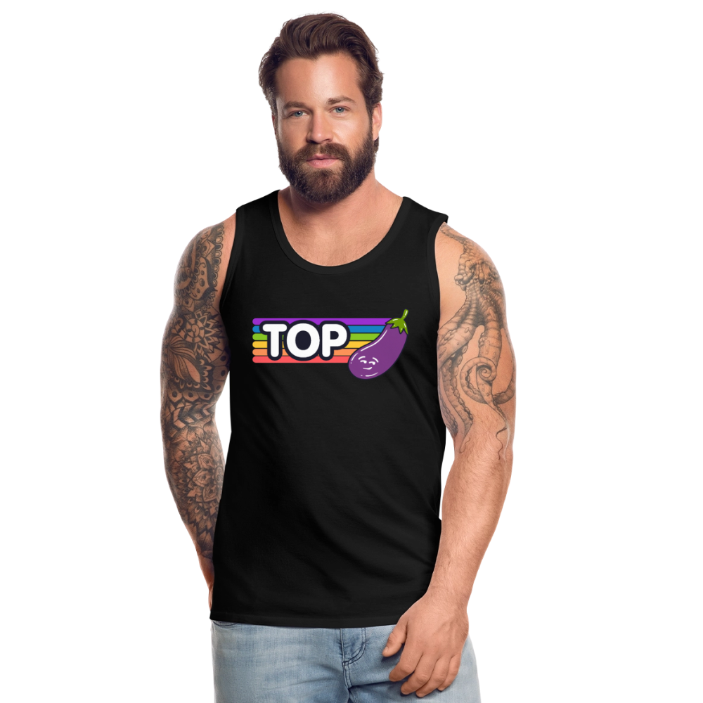 Top Gay | Pride Premium Tank Top - Schwarz