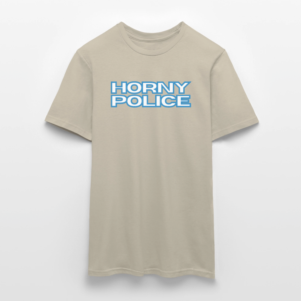 HORNY POLICE | Kink Fetish Pride T-Shirt - Sandbeige