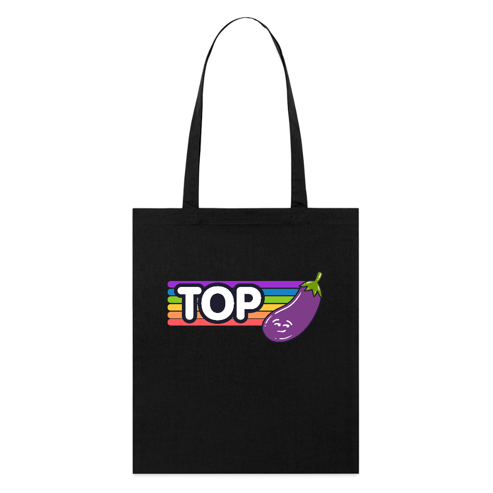 Top Gay | Pride Bio-Stoffbeutel - Schwarz