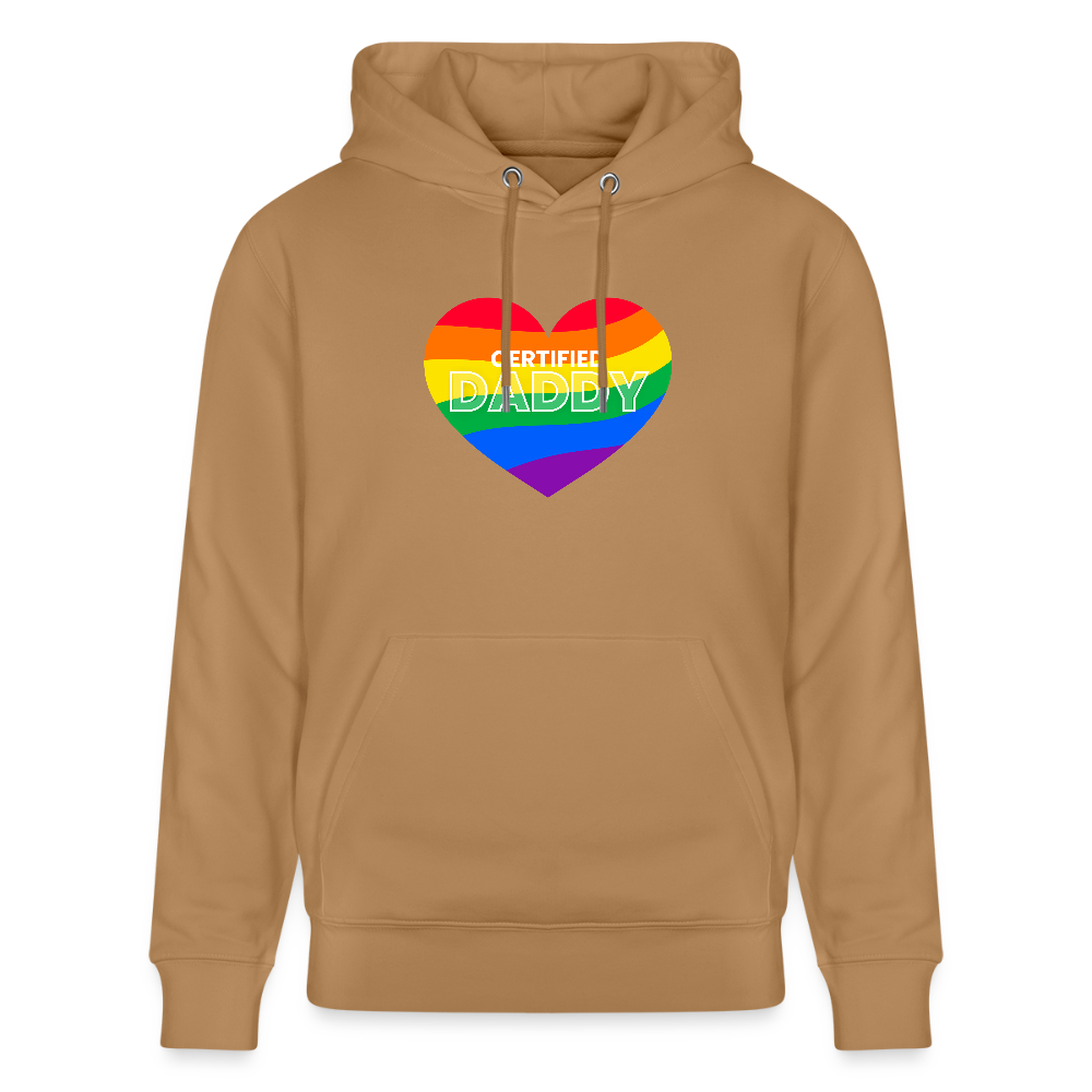 CERTIFIED DADDY | Kink Fetish Pride Bio-Hoodie Unisex - Karamell