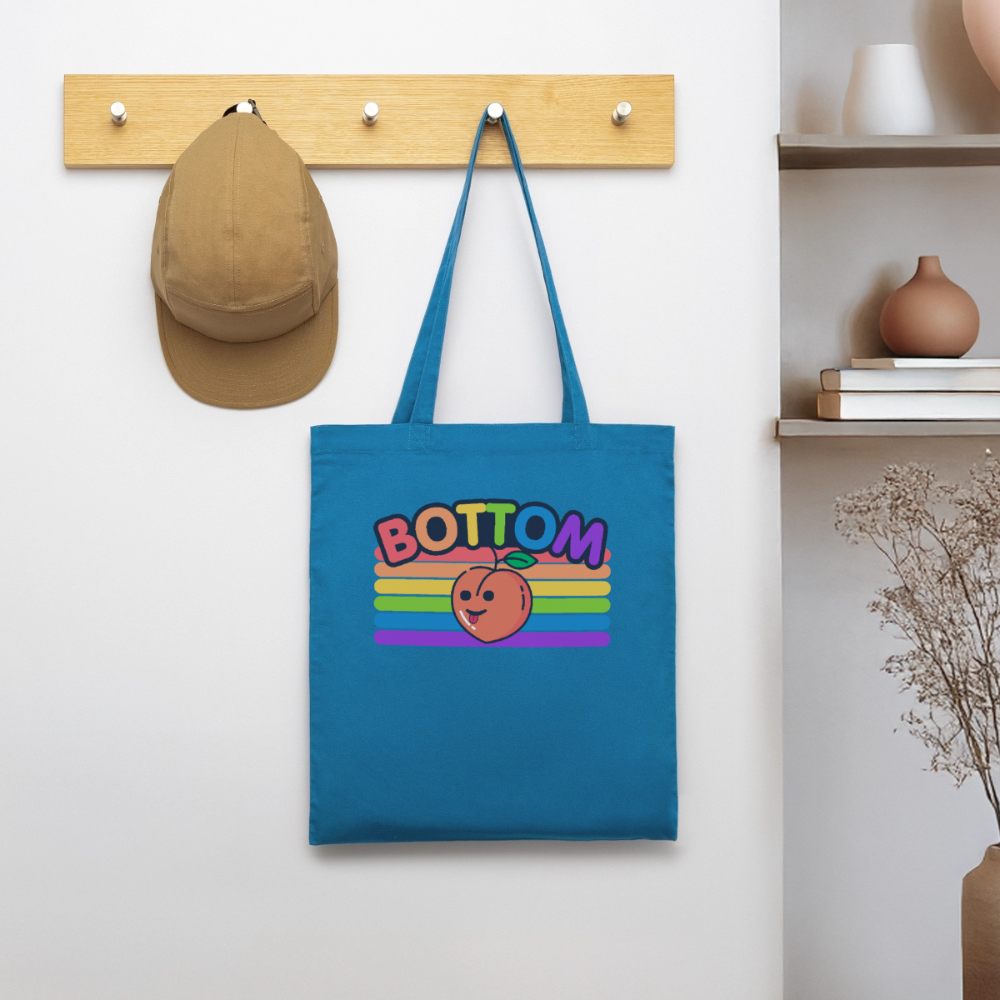 Bottom Gay by PrideLAB | Pride Bio-Stoffbeutel - Königsblau