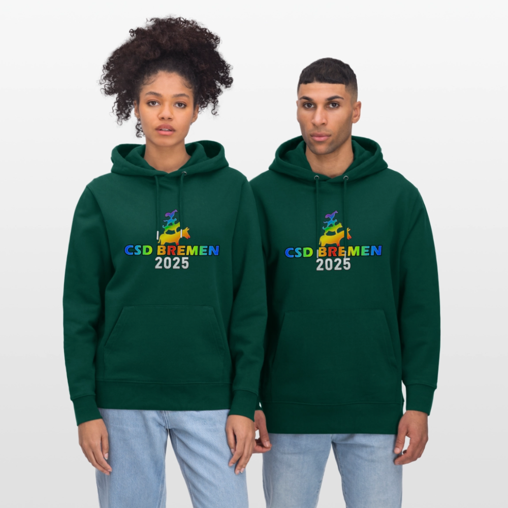 CSD Bremen 2025 Pride Unisex Bio-Hoodie - Forest