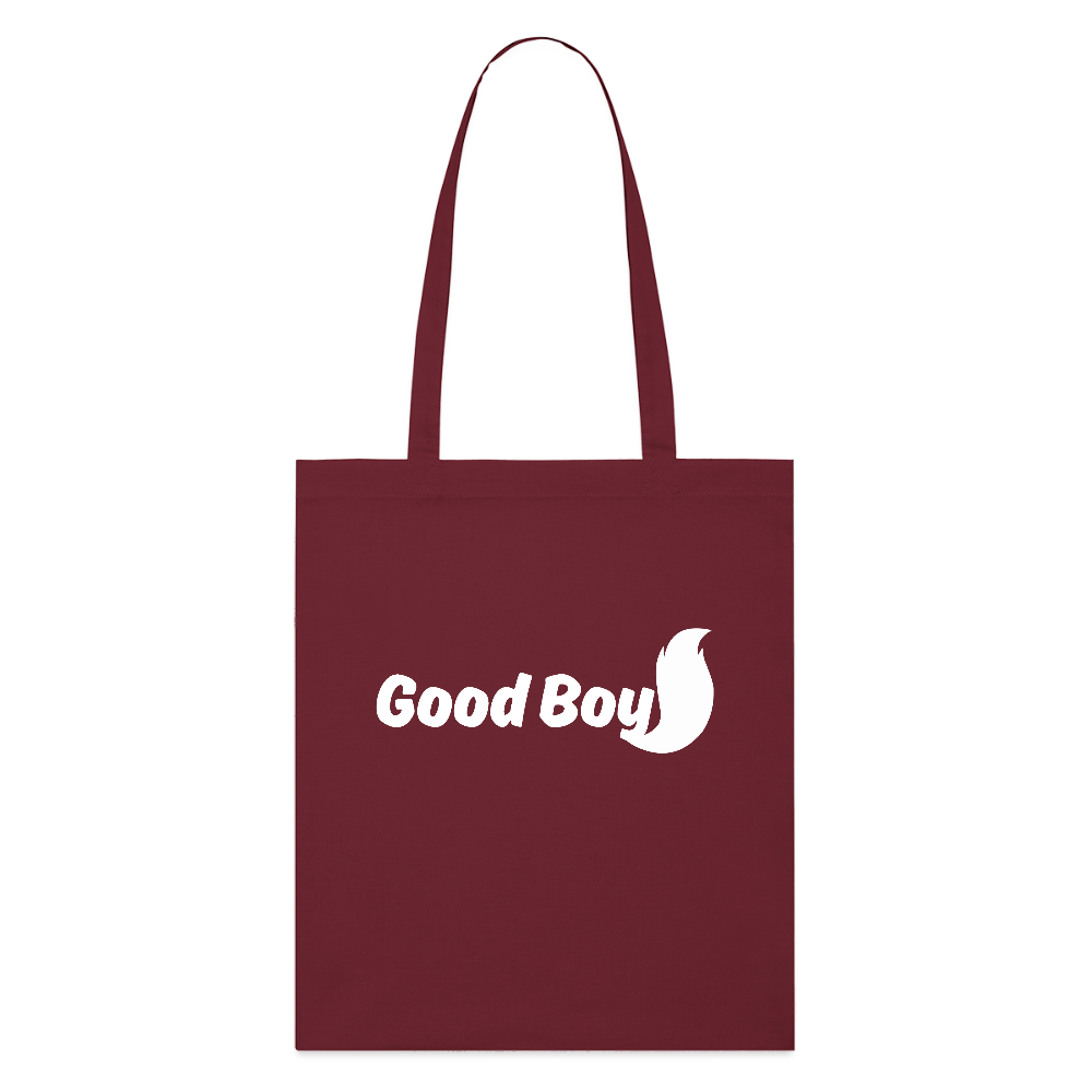 Good Boy | Furry / Puppy Pride Bio-Stoffbeutel - Burgunderrot