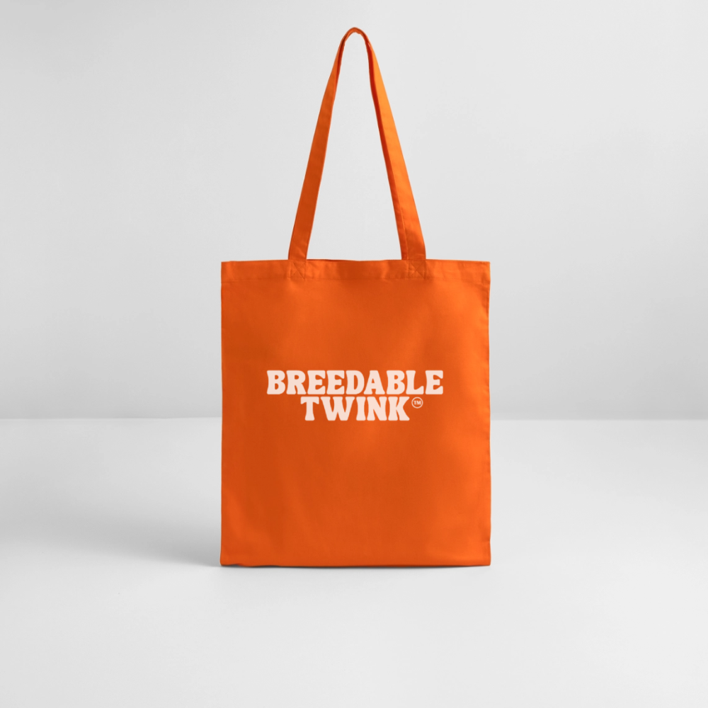Breedable Twink™ | Kink Fetish Pride Bio-Stoffbeutel - Tieforange