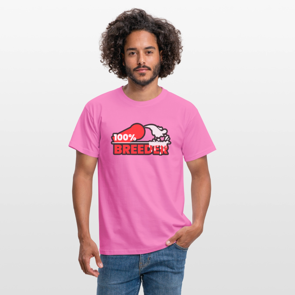 100% BREEDER | Kink Fetish Pride T-Shirt - Pink