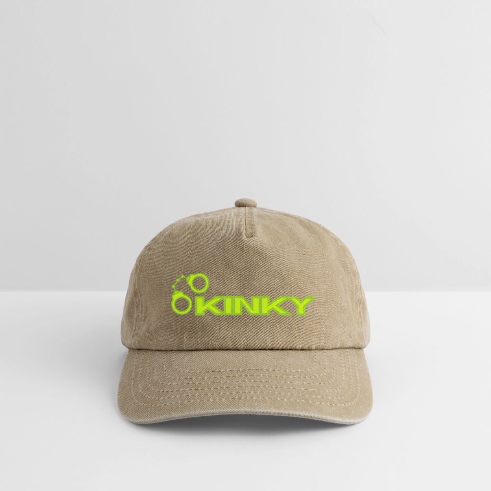 KINKY | Kink Fetish Pride Vintage Cap - Vintage Beige