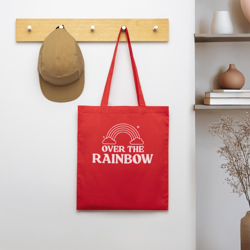 Over the Rainbow | Pride Bio-Stoffbeutel - Rot