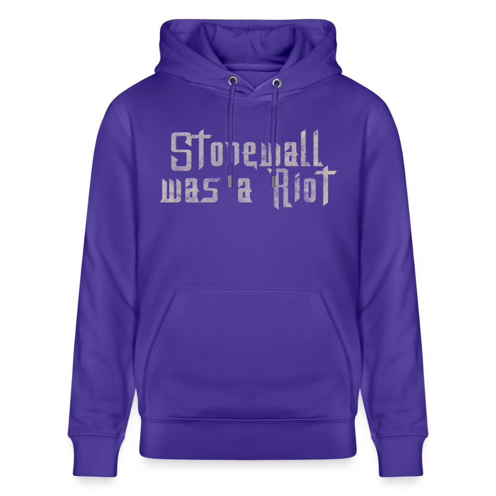 Stonewall was a Riot | Pride Bio-Hoodie Unisex - Purple Love