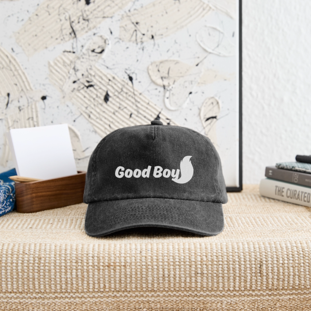 Good Boy | Furry / Puppy Pride Vintage Cap - Vintage Schwarz
