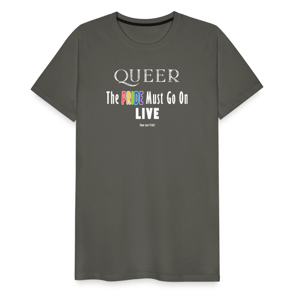 PRIDE Must Go On T-Shirt Germany Tour 2025 (weiße Schrift) - Asphalt