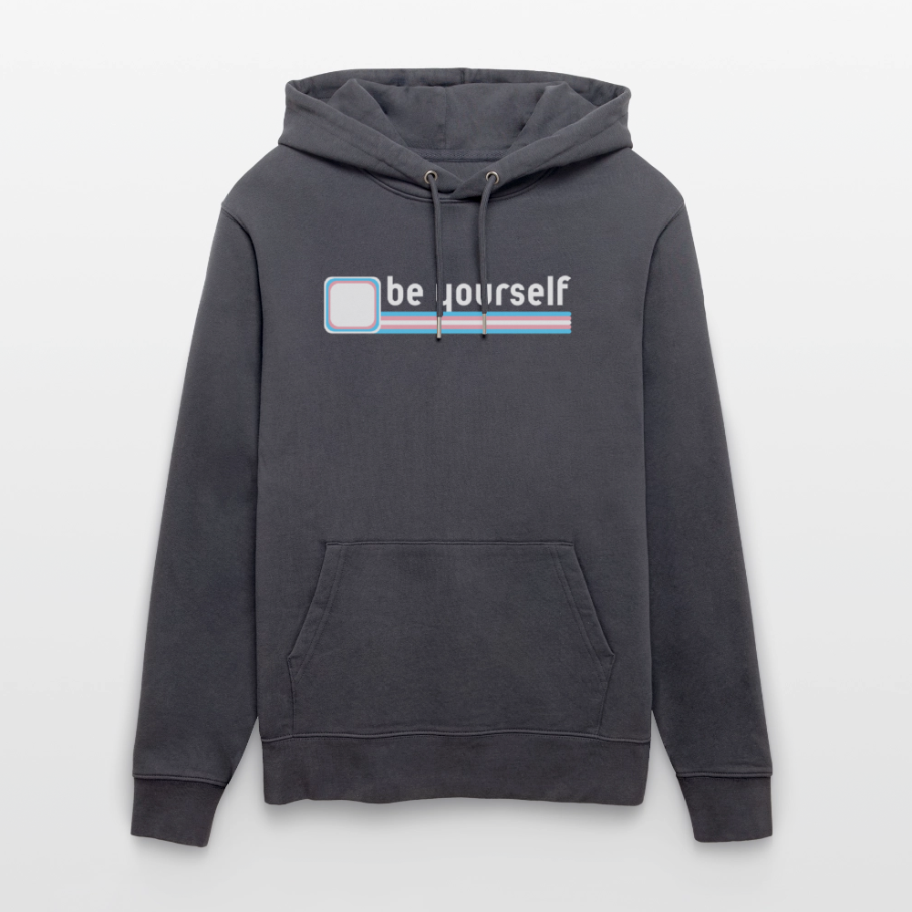 "be yourself" | Trans Pride Bio-Hoodie Unisex - Indigoblau