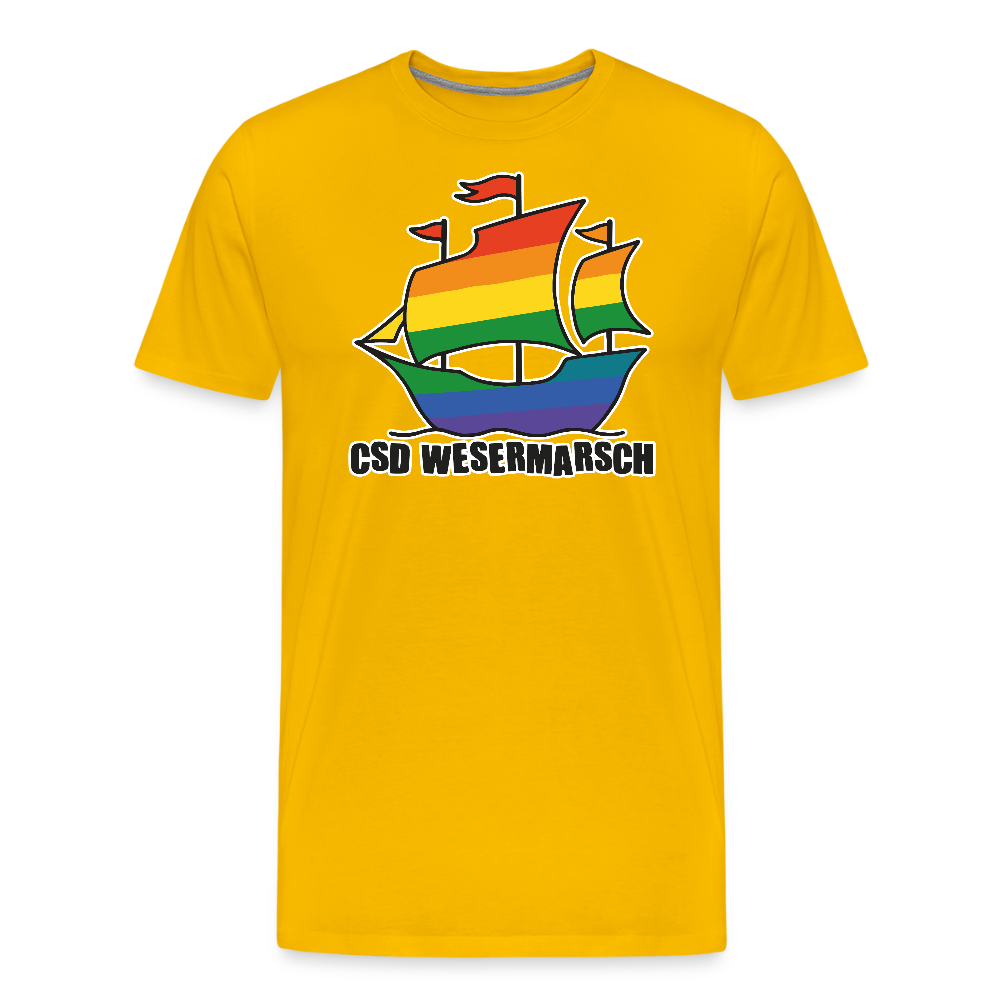 CSD Wesermarsch Premium T-Shirt - Sonnengelb