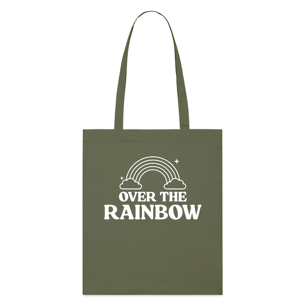 Over the Rainbow | Pride Bio-Stoffbeutel - Khaki