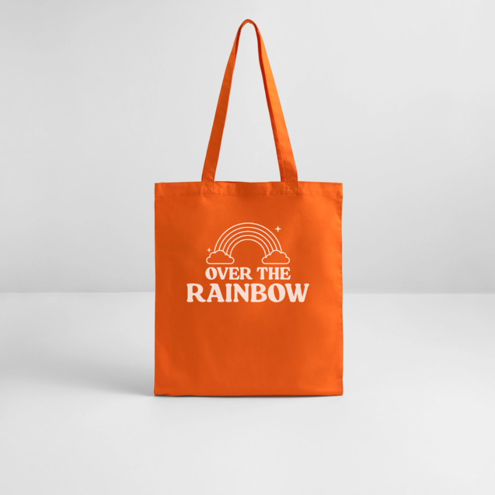 Over the Rainbow | Pride Bio-Stoffbeutel - Tieforange