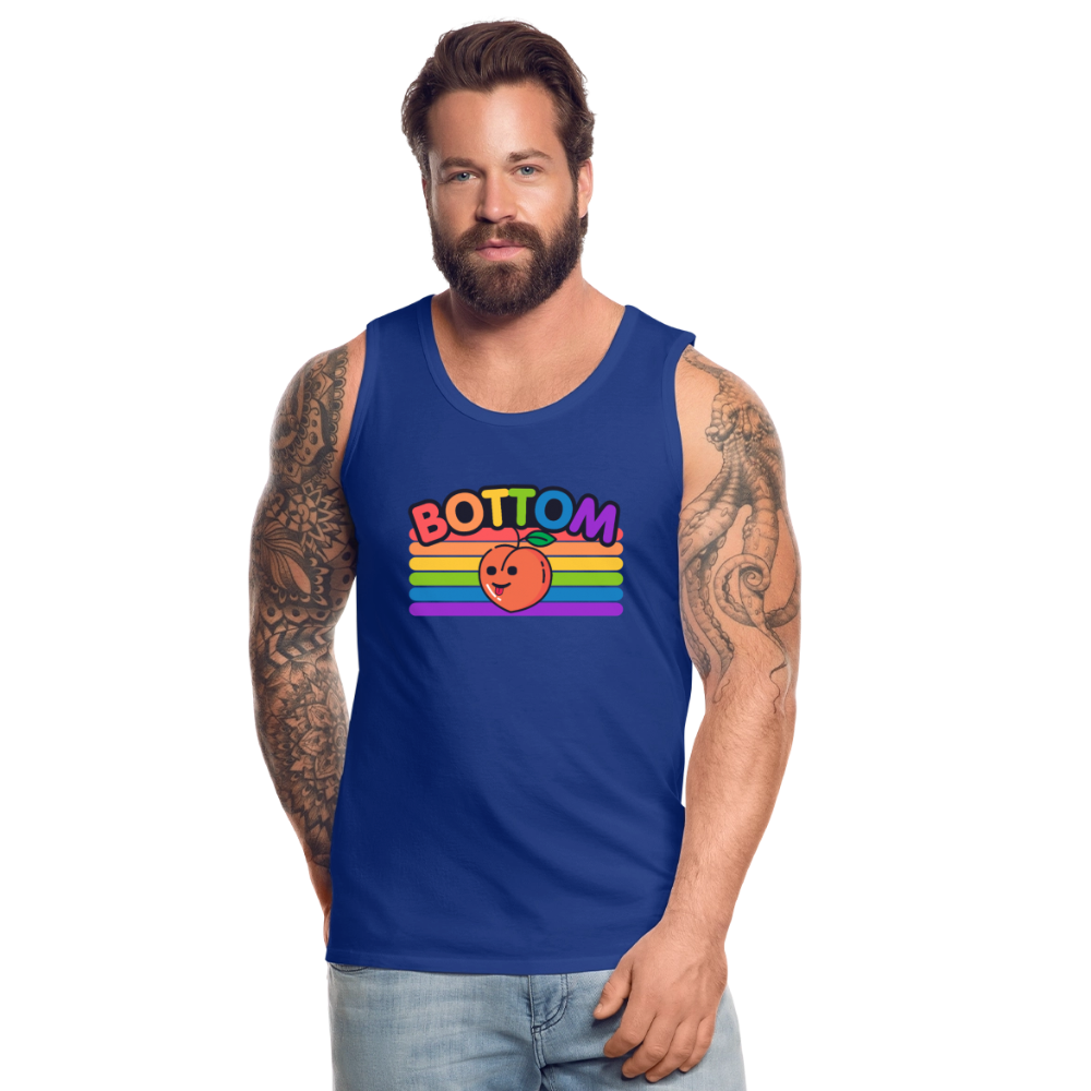 Bottom Gay | Pride Premium Tank Top - Königsblau