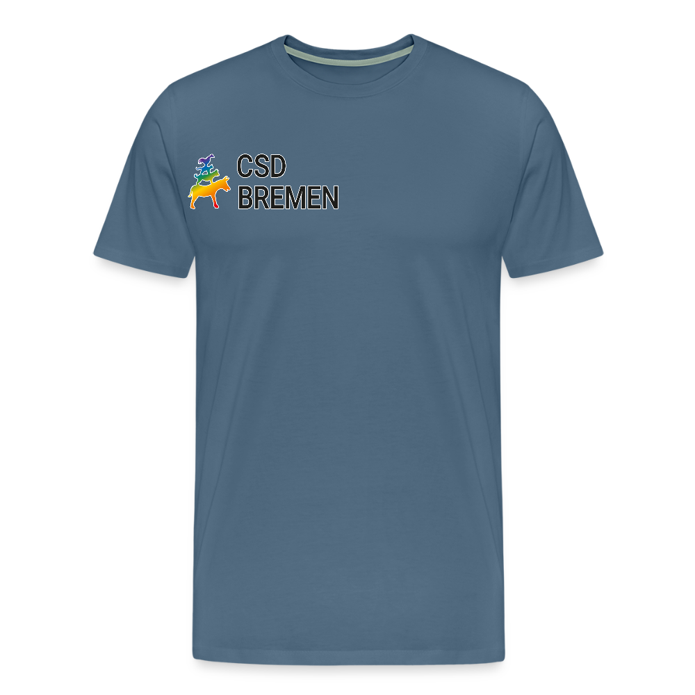CSD Bremen | Pride Premium T-Shirt - Blaugrau