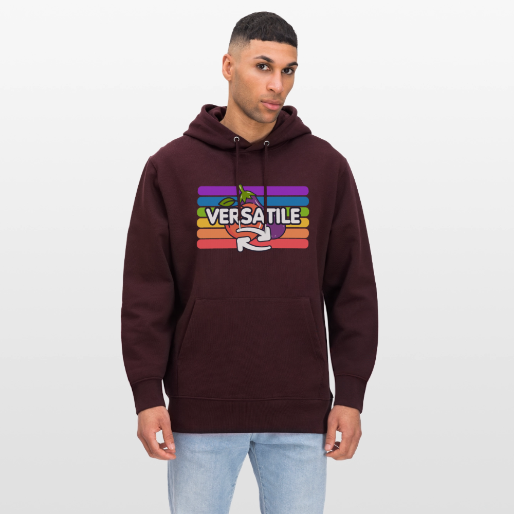 Versatile Gay | Pride Bio-Hoodie Unisex - Maroon