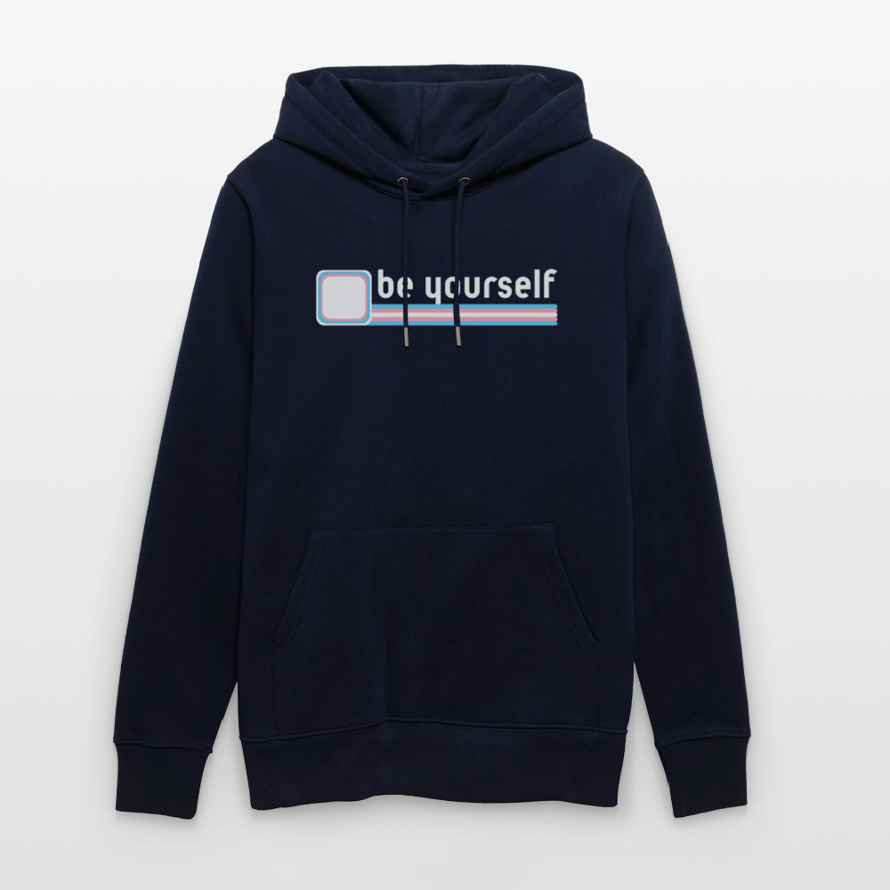 "be yourself" | Trans Pride Bio-Hoodie Unisex - Navy