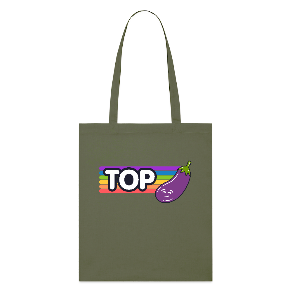 Top Gay | Pride Bio-Stoffbeutel - Khaki