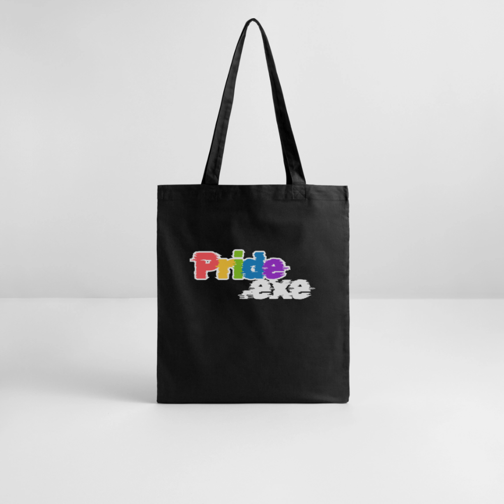 Pride.exe | Pride Bio-Stoffbeutel - Schwarz