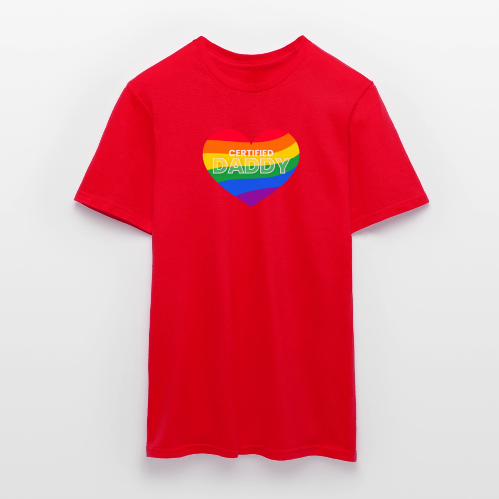 CERTIFIED DADDY | Kink Fetish Pride T-Shirt - Rot