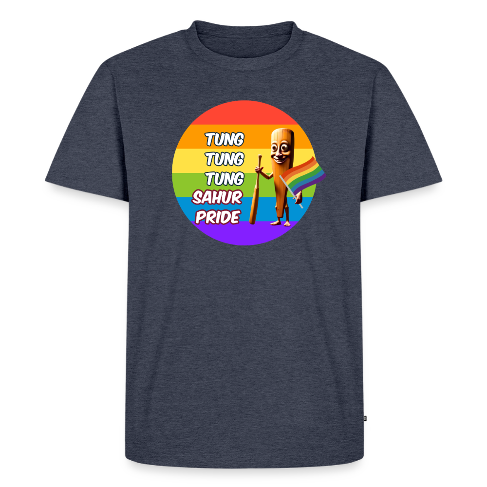 Tung Tung Tung Sahur Pride Premium T-Shirt - Jeansblau