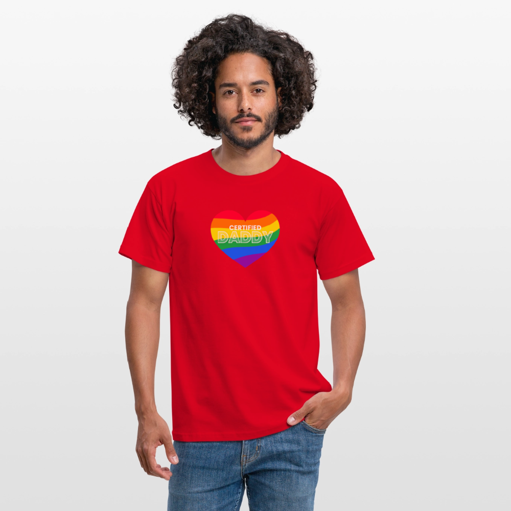 CERTIFIED DADDY | Kink Fetish Pride T-Shirt - Rot