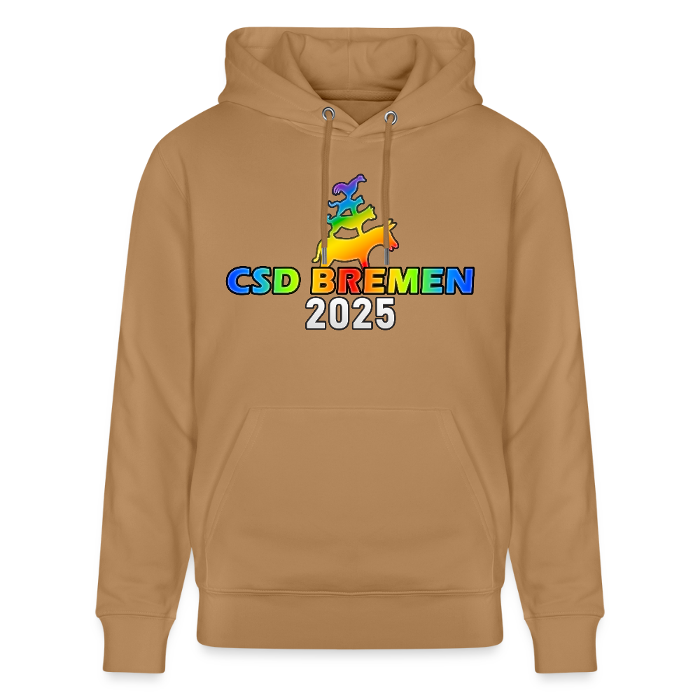 CSD Bremen 2025 Pride Unisex Bio-Hoodie - Karamell