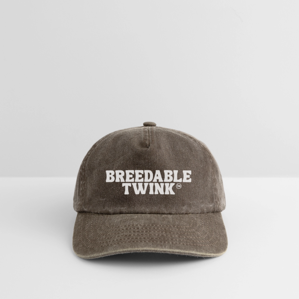 Breedable Twink™ | Kink Fetish Pride Vintage Cap - Vintage Braun